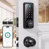 ARPHA Keyless Entry Smart Door Lock＆Handle, Fingerprint Electronic Keypad App