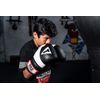 TITLE Boxing Gel Suspense Training Gloves, Black/White, 16 oz