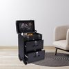 Professional Rolling Makeup Train Case Cosmetic Trolley Makeup Storage Organizer