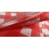 Thin Vinyl Tablecloth 52"x70" Oblong, RED & WHITE BUFFALO CHECKERED, AAC