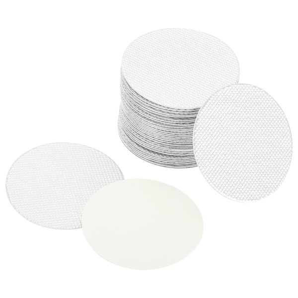 PATIKIL 38mm/1.48" Aluminum Foil Cap Liner, 100Pcs Resistant Tamper Induction Heat Sealer Sealing Liners for Glass Bottle Jar Lid