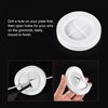 uxcell Rubber Grommets Round Double Sided Wire Protection Mounting Diameter 47mm White 6pcs