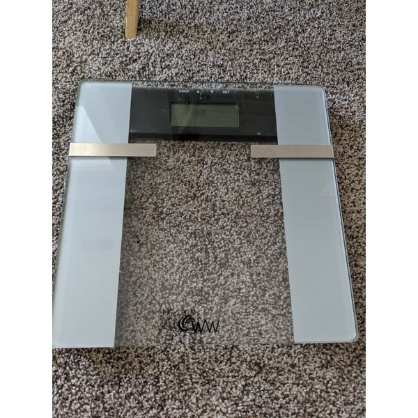 LCD Digital Bathroom Body Weight Scale Tempered Glass 180kg