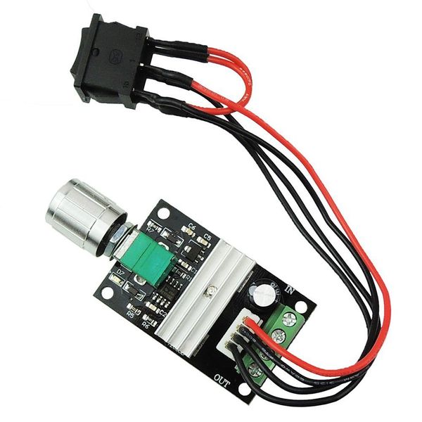 LEDMOMO 1203BB 6V 12V 3A 80W DC Motor Speed Controller (PWM) Adjustable Motor Driver Switch