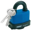 Draper 64178 54 mm Waterproof Laminated Steel Padlock