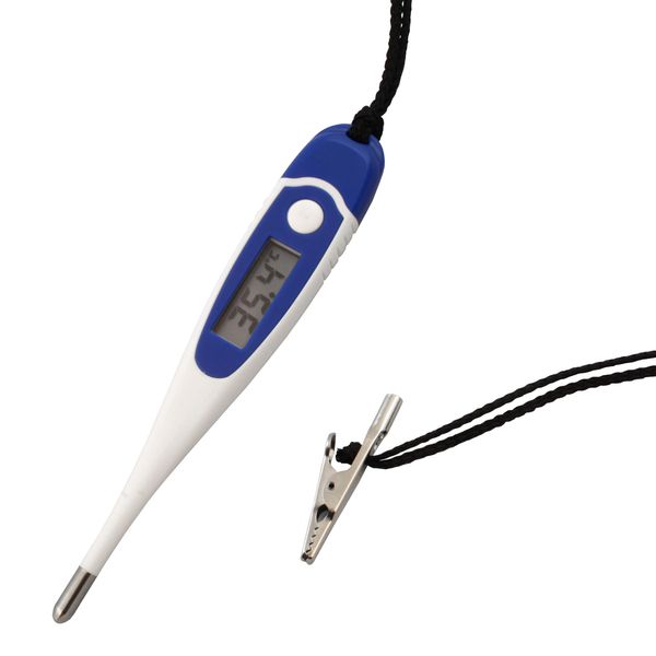 Lantelme digitales Fieberthermometer für Tiere wasserdicht Veterinärthermometer für Hund, Katze, Pferd, und Haus und Nutztiere