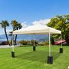 Outsunny 4-Pack Canopy Party Gazebo/Pop Up Sandbag Anchor for Stability & Safety