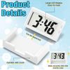 Mini Digital Clock 3 Pack Waterproof PVC Small Clocks for Car Dashboard Fridge