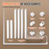 VEVOR 3" W 17.6Ft Line Set Cover Kit For Mini Split/Central Air Conditioner PVC