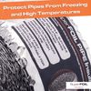 SuperFOIL Pipe Insulation 80mm x 7.5m - Pipe and Duct Lagging Foil Wrap