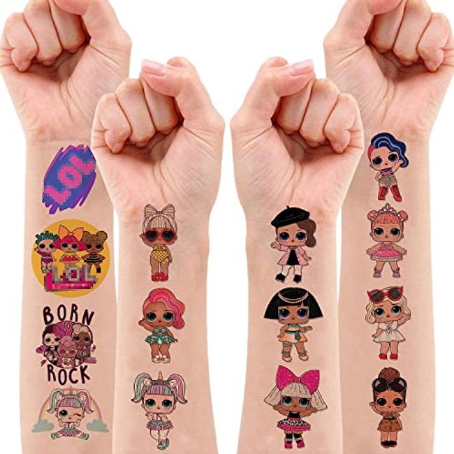 Pokemon Temporary Tattoo Sheets stickers Children Kids Birthday Party Bag