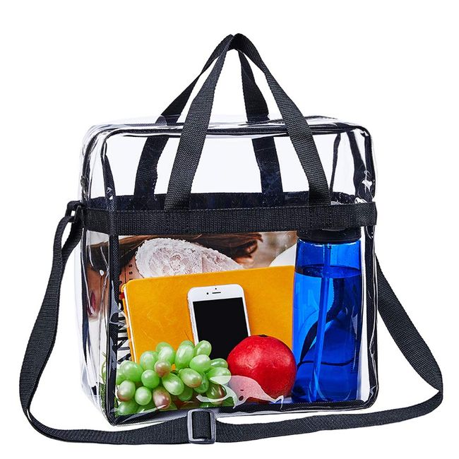 Clear Purse Transparent Handbags For Work Concert NFL Stadium Approved  Clear Bags See Through PVC Plastic Bag Top Handle Satchel - Buy Clear Purse  Transparent Handbags For Work Concert NFL Stadium Approved