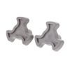 Rbiouseix 2Pcs 17mm Microwave Oven Turntable Roller Guide Support Coupler Tray Shaft