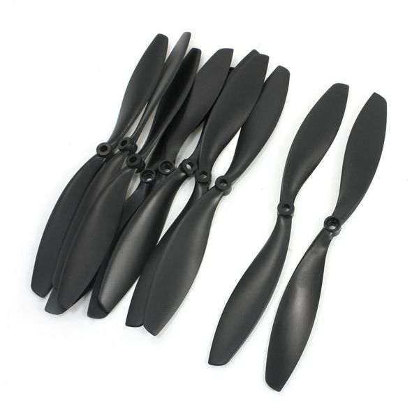 uxcell RC Airplane Propeller CW CCW Propeller for Multicopter 2 Blades Positive Reverse 10x4.5R 5 Pairs