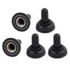 uxcell Toggle Switch Cover Rubber Cover Cap Boat Waterproof Mini Black 6mm Thread Diameter 5pcs