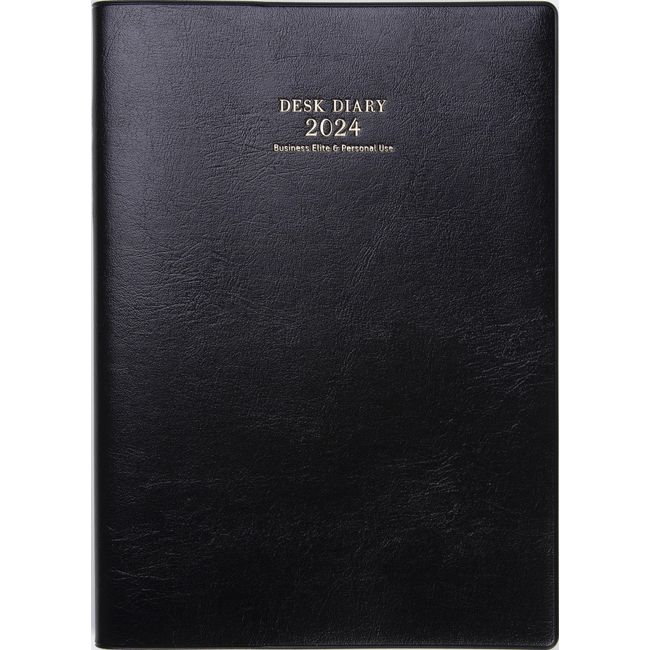 Takahashi No. 931 Notebook, Begins in April 2024, B5, Weekly Desk Diary, Black