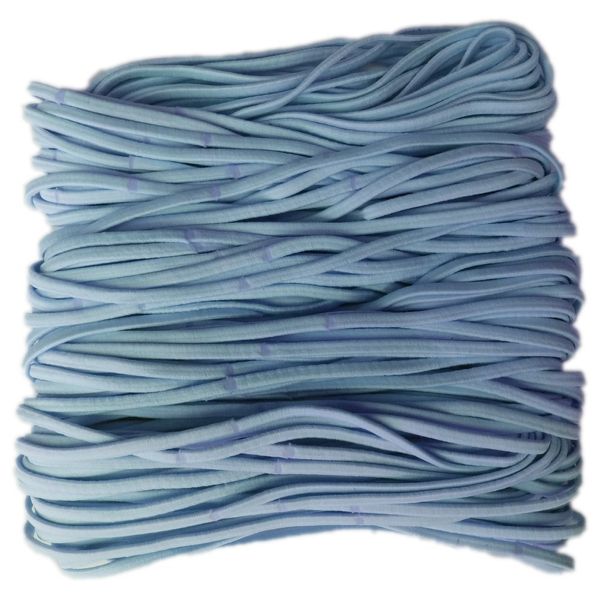 Elastic Headbands, Bulk Pack of 144pc (Powder Blue)