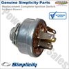 OEM Simplicity Snapper Ignition Switch Key for Lawn Mowers & More 1686734SM