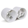 HLC 4" Practice Green Golf Cup - Bright White Plastic 2pcs