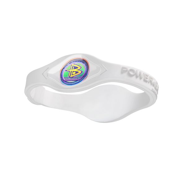 Power Balance PowerBalance Silicone Wristband Armband White-White XS