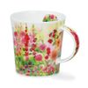 DUNOON Lomond Shape Mug 0.32 Litre Cottage Garden (Pink)