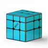 Kancharo Mirrored Cube [Pouch/Genuine] Mirror Cube 3x3 Cube 3D Puzzle (Magnetic, Blue)