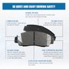 For 2012 2013 2014 2015 Ford Focus Front & Rear Ceramic Brake Pads