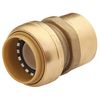 SharkBite U094LFA Pipe Connector, 1 in, FNPT, Brass, 200 psi Pressure