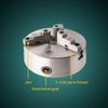 20cm 3 Jaw 8" Self Centering Lathe Chuck for CNC Drilling 3-M10 Mounting Thread