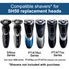 SH50 Replacement Heads for Norelco Shaver 5000 Series S5370, S5205, S5074, S5590, S5290, S5210, Shaver AT790/40.