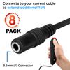 Teacher's Choice 15 Ft Extension Cables for Handheld Game Buzzer System 8-Pack