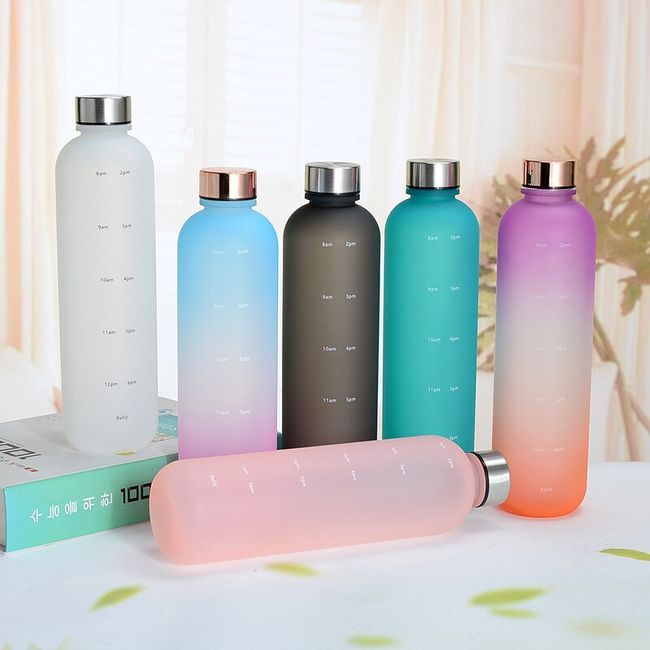 32oz/1L Eco-Friendly Reusable Leakproof Motivational Water Bottle Times to  Drink