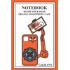 NOTEBOOK SELFIE STICK HAND ORANGE SMARTPHONE CASE
