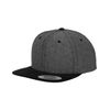 Flexfit Erwachsene Mütze Chambray-suede Snapback, Grey/Black, One size, 6089CH