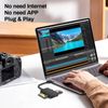 SD Card Reader 4-in-1Simutaneously - PHIXERO Memory Card Reader SD/CF/MS/Micro SD USB Adapter with 5Gbps Super Speed Compatible with Laptop, Computer and More USB A Devices
