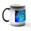 CafePress Dragonfly Flit Electric Blue Ceramic Magic Mug Coffee, Tea Cup 11 oz