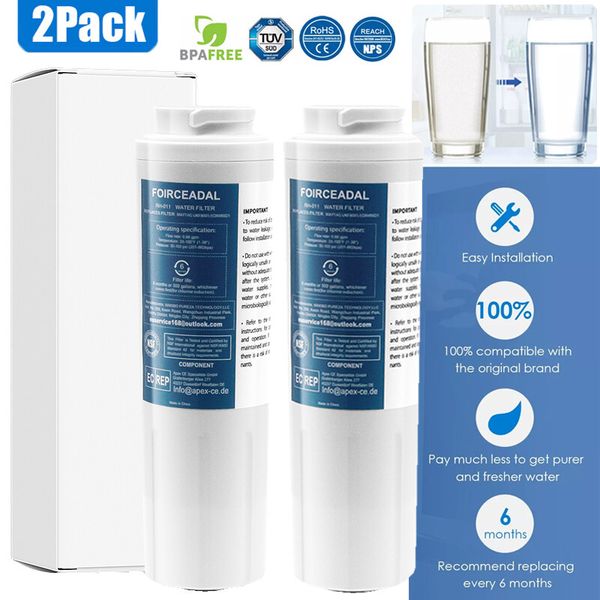 2 PACK UKF8001 Replacement Refrigerator Water Filter For UKF8001, UKF8001AXX NEW