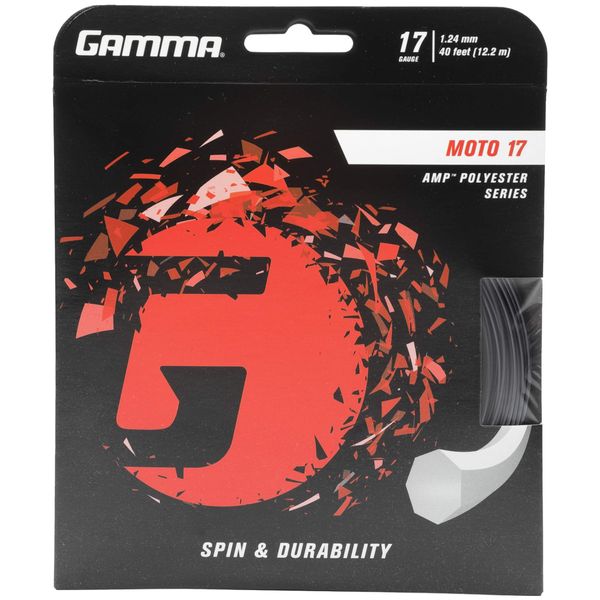 Gamma Sports AMP Moto 17g String - Black