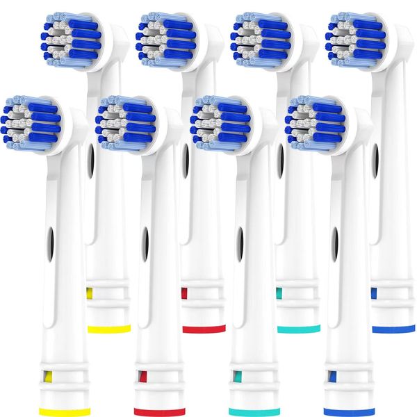 Voguish Replacement Brush Heads Compatible with Oral B,Toothbrush Heads Precision Refills for Oral B Braun Crossaction,Sensitive,Whitening,Floss Action