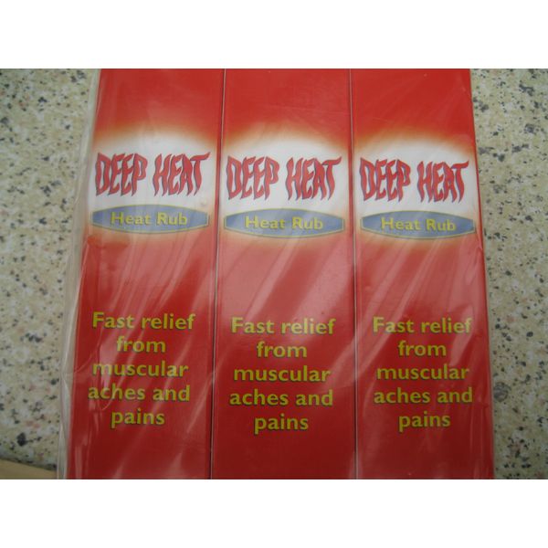 Deep Heat Heat Rub 3 x35g Tubes