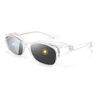 FEISEDY B1050 Pollen Glasses, Sunglasses, Men's, Color Changing Dimmable, Polarized Glasses, Women's, Windproof, Dustproof, Casual, UV Protection, Protective Glasses, Droplet Infection Prevention, Viruses, Pollen Fever, Ultra Lightweight, Unisex, Transpar
