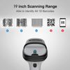 Inateck Bluetooth Barcode Scanner, Working Time Approx. 15 Days, 35m Range, Automatic Fast and Precise scanning, BCST-70