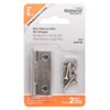 Narrow Hinge, 2 in W Frame Leaf, 0.056 in Thick Frame Leaf, Stainless Steel, Sta