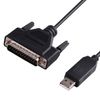 USB RS232 to DB25 Serial Cable for Fanuc CNC DNCLINK Configuration Copy Setting, Compatible with Windows, Linux, Mac OS, FTDI Chip Inside