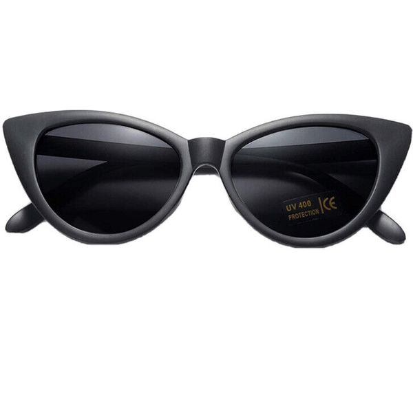 Oeyeo Women’s Black Cat Eye Sunglasses