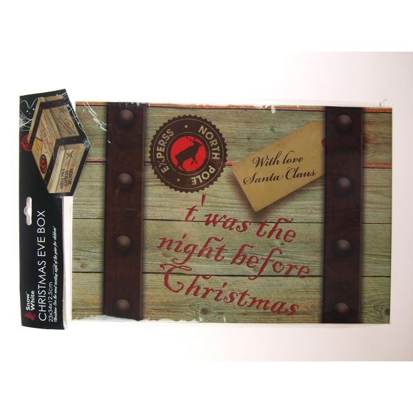34cm Christmas Eve Box - Flat Pack - Childrens Christmas
