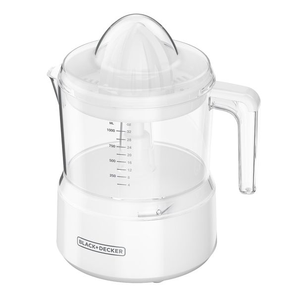 BLACK+DECKER 32oz Citrus Juicer, White, CJ650W, Small