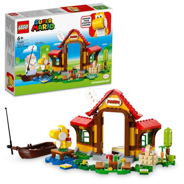 LEGO Super Mario 71422 Picnic At Mario’s House, Toy Blocks, Gift, Adventure, Boys, Girls, Ages 6 and Up