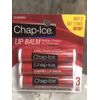 Chap.Ice Original Soothes/ Protects/Moisturizes Lip Balm: 3 Pack 0.14oz each.