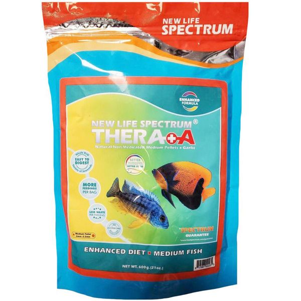 New Life Spectrum THERA +A Medium Pellet 600g Health & Color Enhancing Fish Food